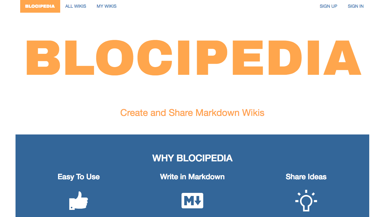 Blocipedia